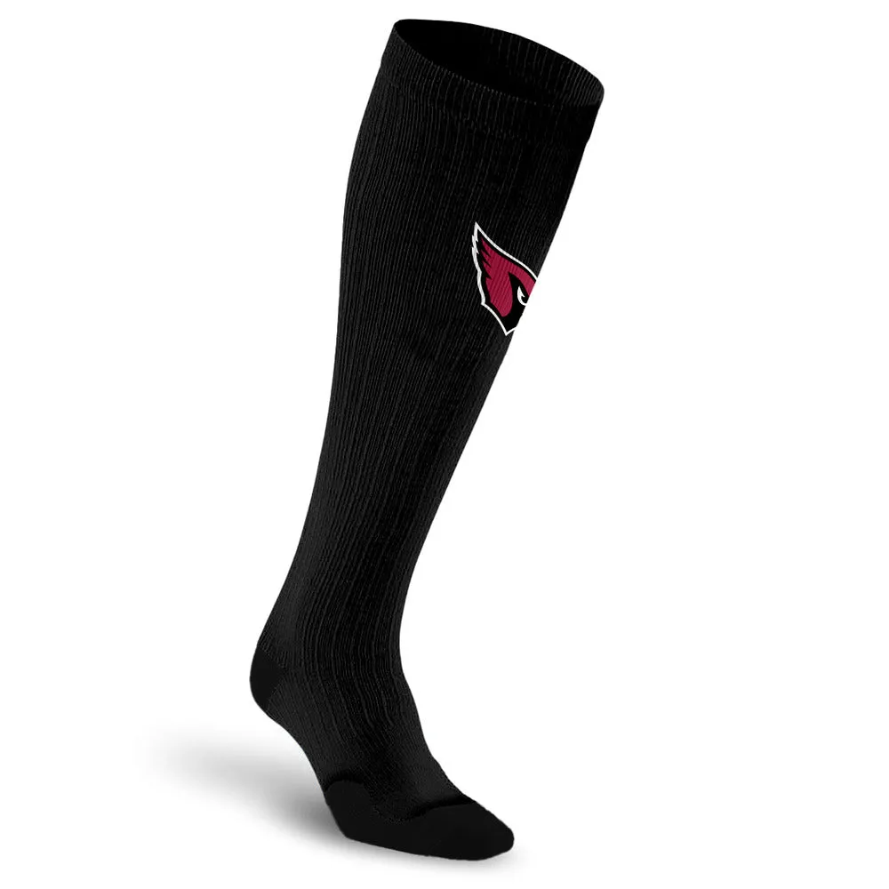 NFL Black Compression Socks, Arizona Cardinals