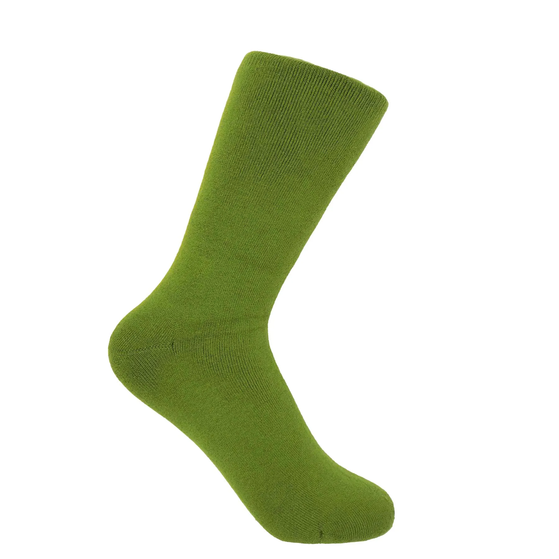 Plain Women's Bed Socks - Green