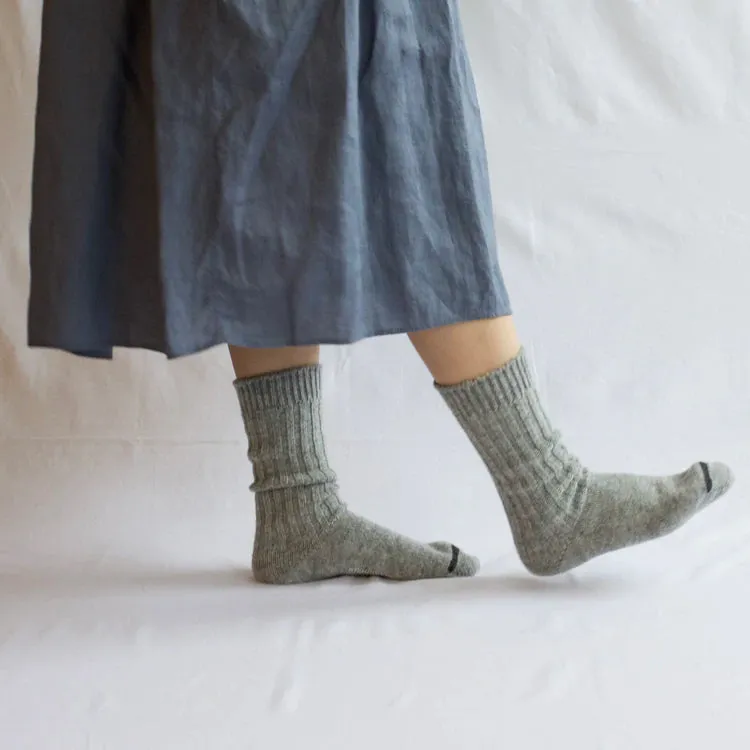 Praha Wool Ribbed Socks (Adults)