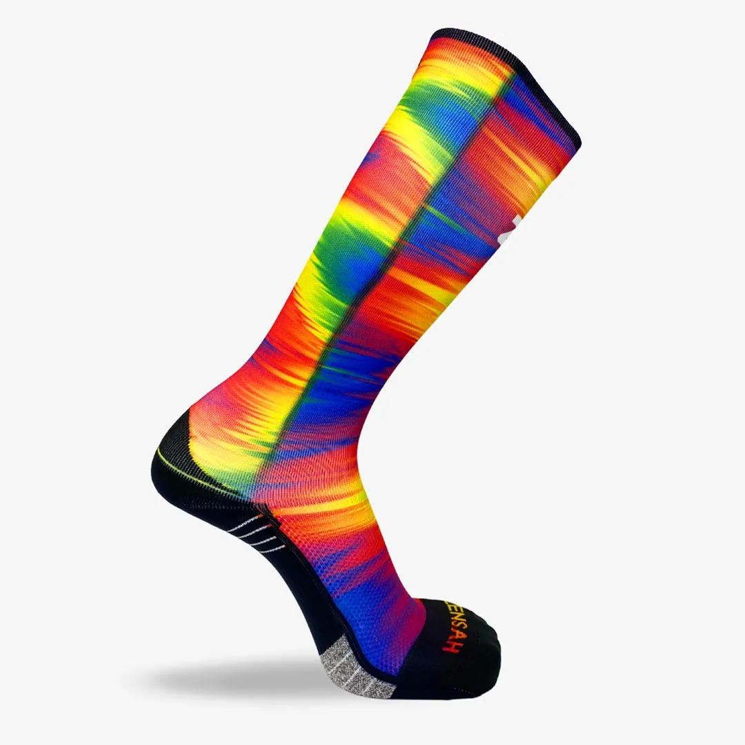 Rainbow Gradient Compression Socks (Knee-High)