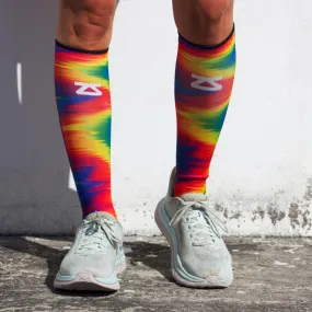 Rainbow Gradient Compression Socks (Knee-High)