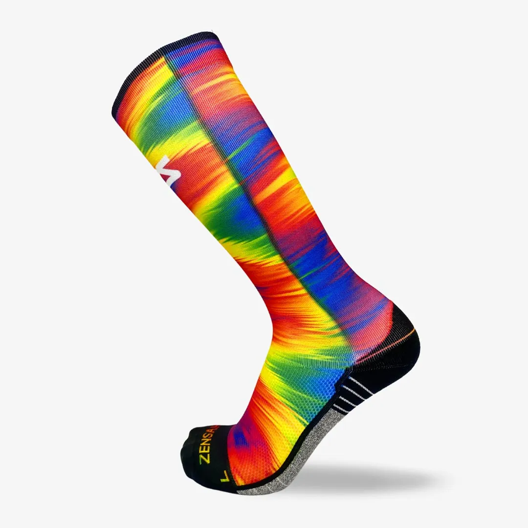 Rainbow Gradient Compression Socks (Knee-High)