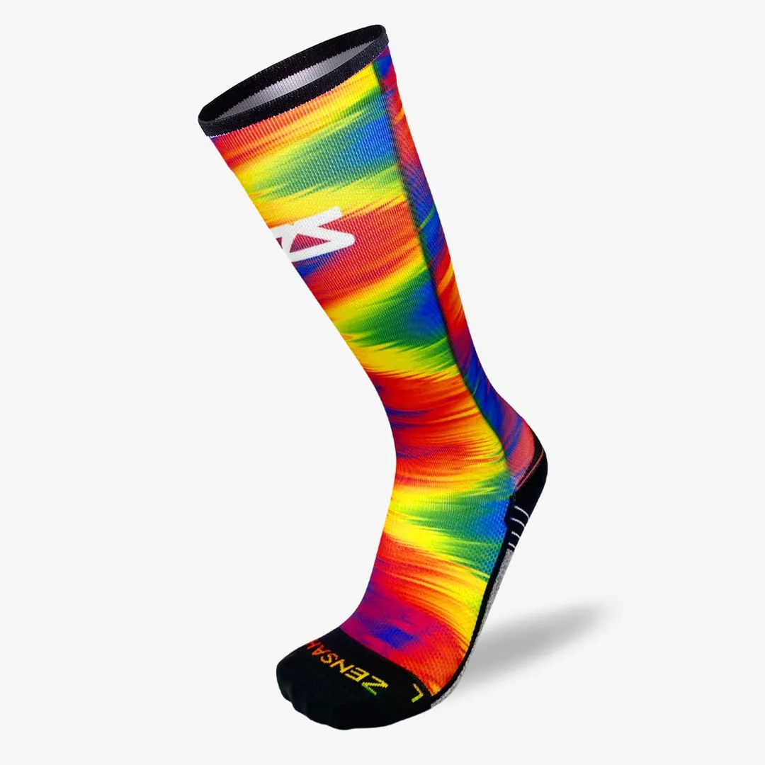 Rainbow Gradient Compression Socks (Knee-High)