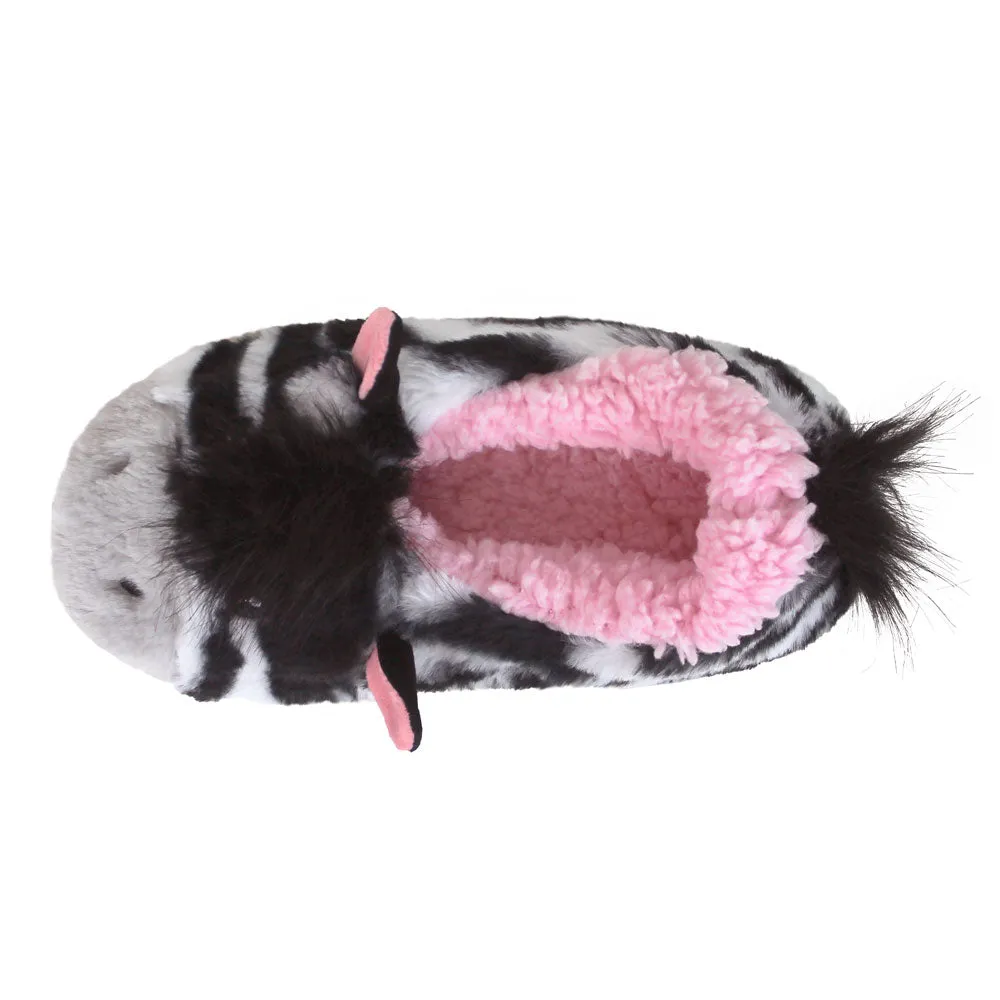 Zebra Sock Slippers